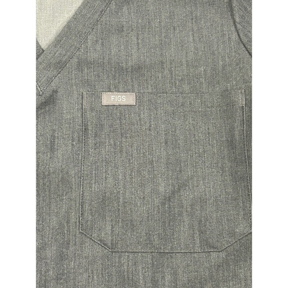 Figs Scrub Top Women's Graphite Gray Technical Collection Catarina Size Small - Picture 2 of 4